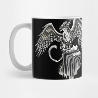 Winged Snow Leopard Mug